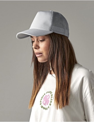 BEE-B642-Microknit Snapback Trucker